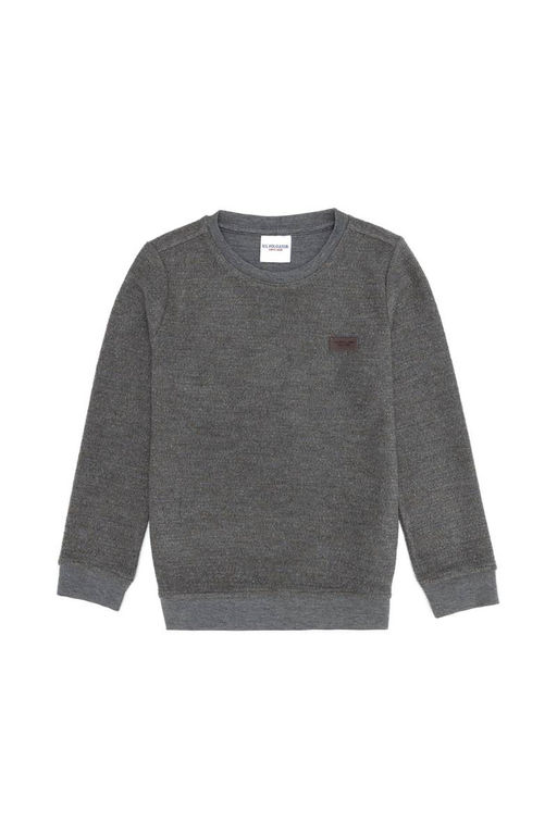 Серая меланжевая водолазка для мальчика - U.s. polo assn фото 4