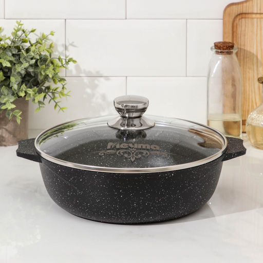 ГРАНИТ BLACK INDUCTION Жаровня 3,0 л, арт. 33802И