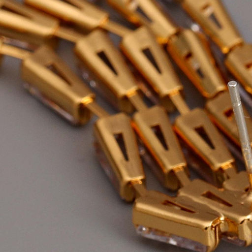 Серьги длинные на гвоздиках арт. 13 3461 (id 275382) - Rada фото 3