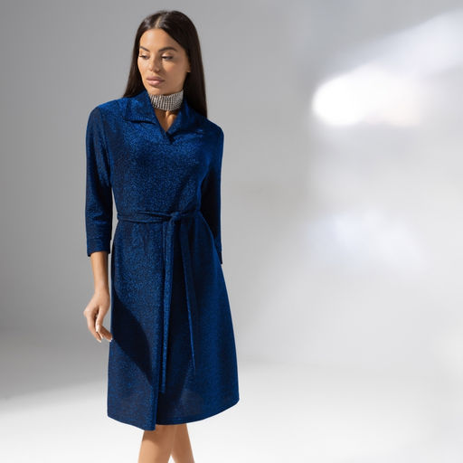 Платье свободного силуэта Модная реализация (с поясом) - Charutti фото 5