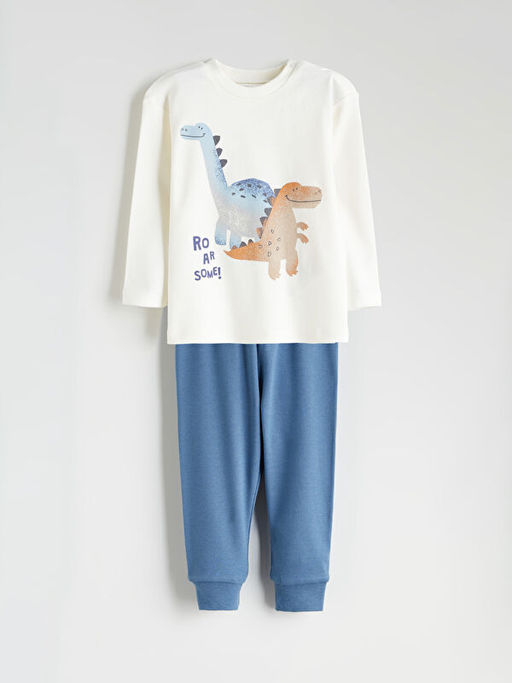 Bisiklet Yaka Erkek Bebek Pijama Tak?m?