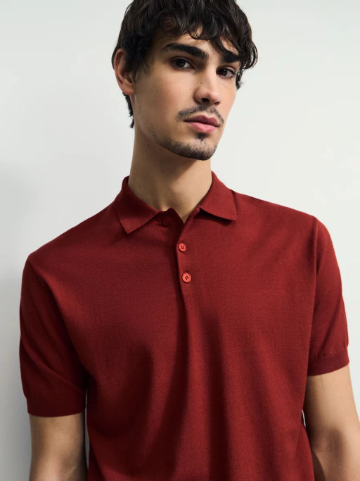 Джемпер поло regular fit / Zarina фото 6