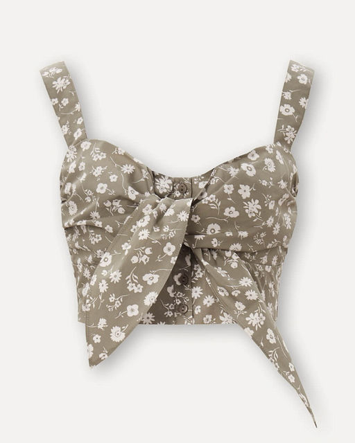 Блузка-топ в красно-белую клетку - Incity фото 5