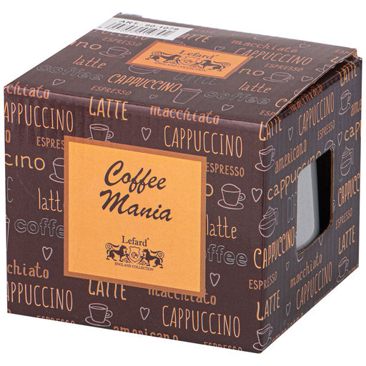 КРУЖКА LEFARD COFFEMANIA 310МЛ, СЕРАЯ  фото 3