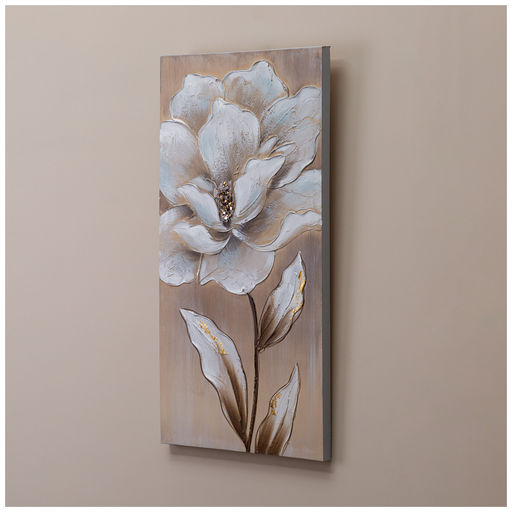 КАРТИНА ЗОЛОТОЙ ЦВЕТОК 40Х80Х3 СМ - Bronco фото 3