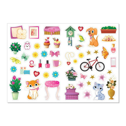 Наклейки Наряди куколку. Стильные девчонки, 12 стр.