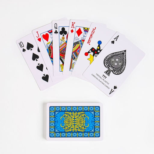 Карты игральные пластиковые 777, 54 шт, 30 мкм, микс - Simaland фото 5