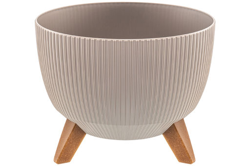 Кашпо 9,4 л 29*29*23 см "Винто" темно-бежевый (модель 661)