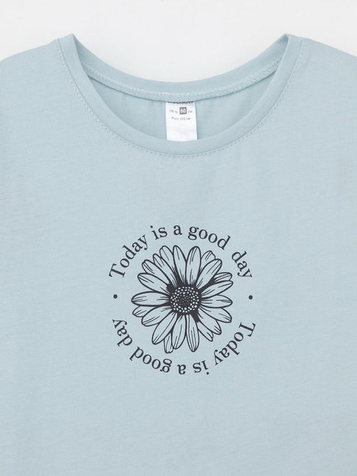 КП 302763/зимнее небо фуфайка для дев - Crockid фото 2