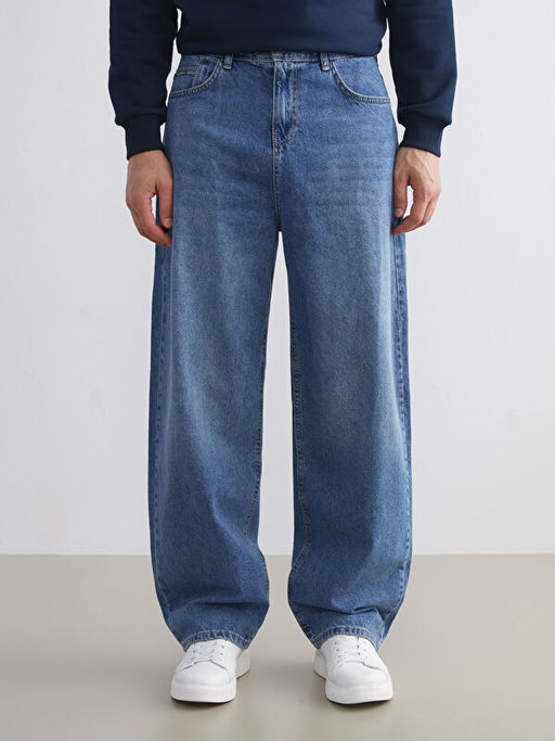 Super Baggy Fit Erkek Jean Pantolon