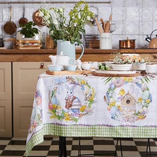 Скатерть Этель Уютная пасха 110х147 см, 100% хл, саржа 190 гр/м2  фото 12