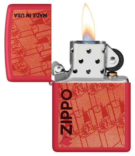 Зажигалка ZIPPO Сделано в США | Made in USA 46487  фото 3