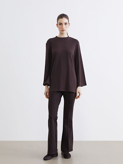 Soft Touch Oversize Kad?n Sweatshirt Tunik