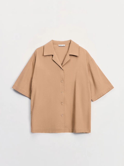 Блуза оверсайз из хлопка и вискозы ZR2605012010-63 / Zarina