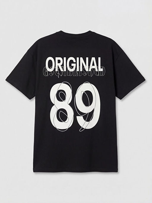 Bisiklet Yaka Bask?l? Erkek ?ocuk Ti??rt