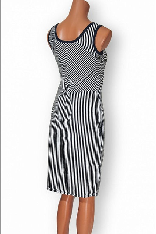 Платье трикотажное, полоска (278) - Плиона фото 4