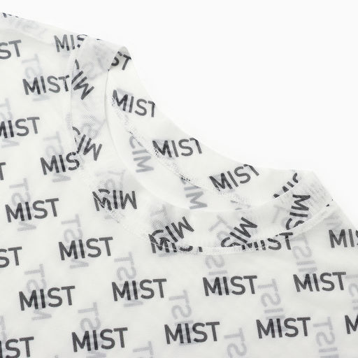 Лонгслив женский сетка MIST, белый, размер 40-42 (XS-S)