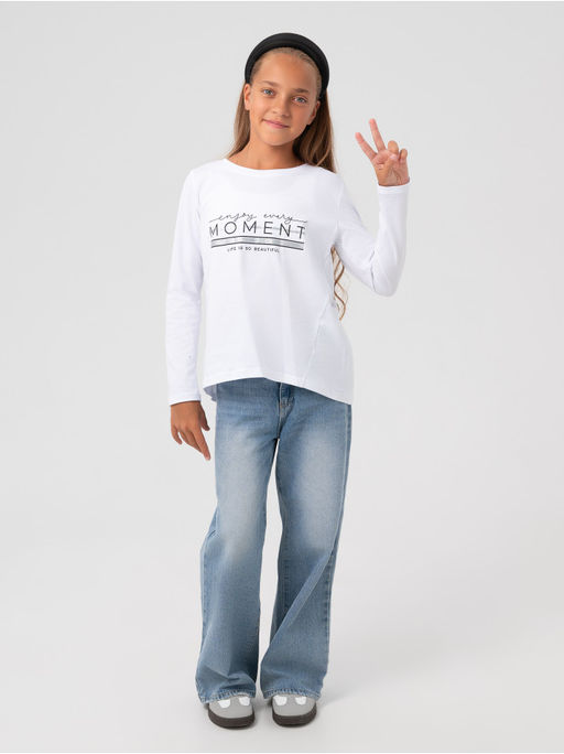 Лонгслив детский Момент серый - София фото 4