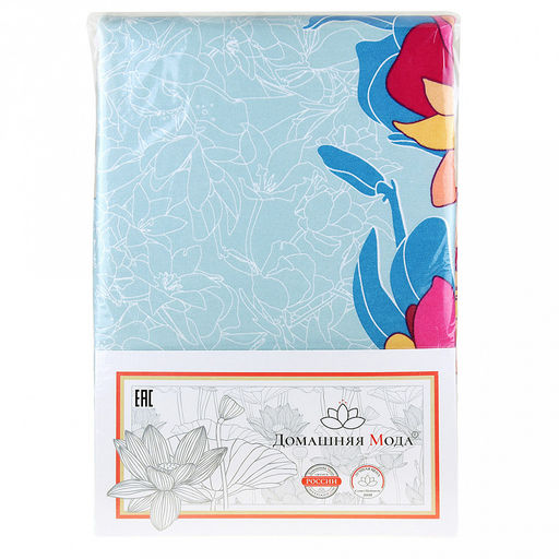 "Аромат магнолии" Скатерть 150х145см, длина стола до 110см, на 4 персоны, хлопок "Премиум" 186г/м2, "Домашняя мода" (Россия)