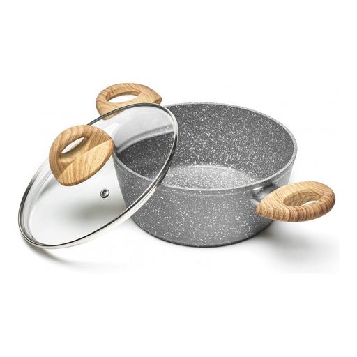 Кастрюля с крышкой Walmer Stonehenge, 2 л, цвет светлое дерево  фото 2