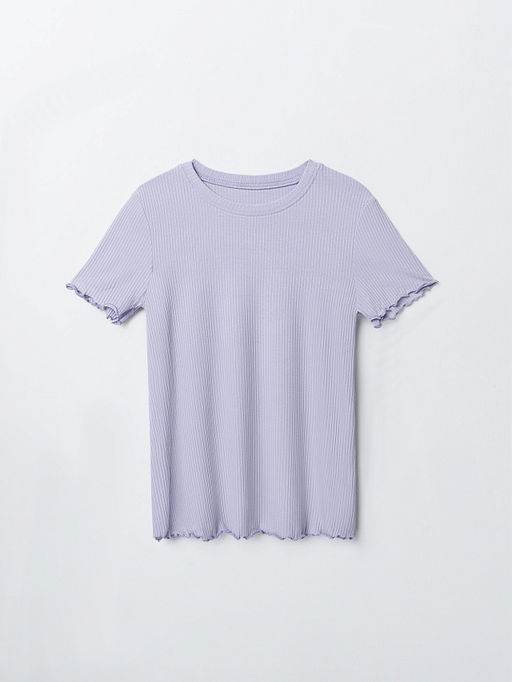 Комплект домашний женский фиолетовый с цветочным принтом - Mark formelle фото 4