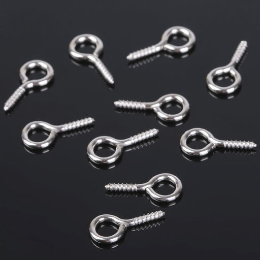 Цена за 3 шт. Штифт винтовой для кулона СМ-936, (набор 10 шт.) 1.4×0.7×0.15 см, цвет серебро