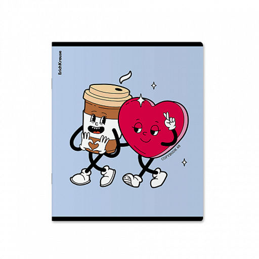 АКЦИЯ Цена за 5 шт. Тетрадь общая ученическая ErichKrause Yummy, 48 листов, клетка, матовая ламинация+выборочный УФ-лак_MIX-PACK