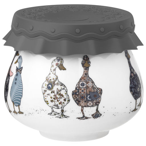 БАНКА LEFARD FAMILY FARM С СИЛИКОНОВОЙ КРЫШКОЙ 9*9*7,5 CM 300 МЛ  фото 6