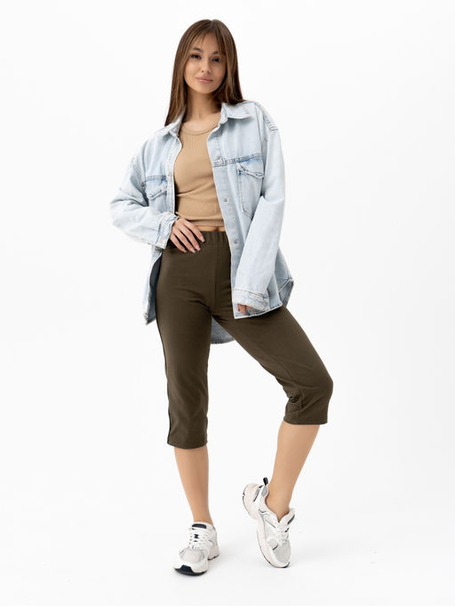 Бриджи жен.арт.1038-9,зеленые - Binita фото 4