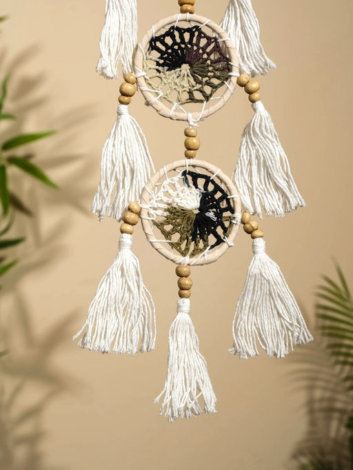 Ловец снов, 6×70 см, белый с чёрным