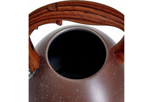 AK-520 Чайник нерж.сталь со свистком 3,0л индукционное дно (12) - Delta фото 3