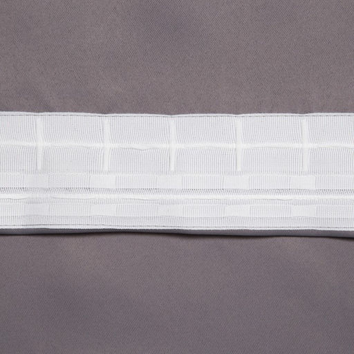 Штора блэкаут портьерная «Этель», 270×300 см, серая