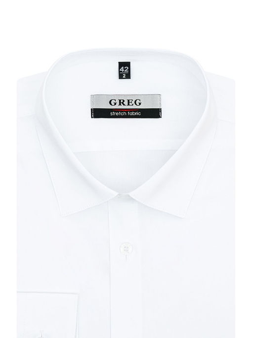 Сорочка мужская длинный рукав GREG 100/237/WH/ZN STRETCH_V  фото 3
