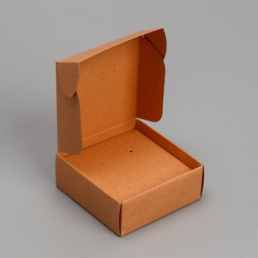 Цена за 5 шт. Коробка под бижутерию, упаковка, «Крафт», 7.5×7.5×3 см