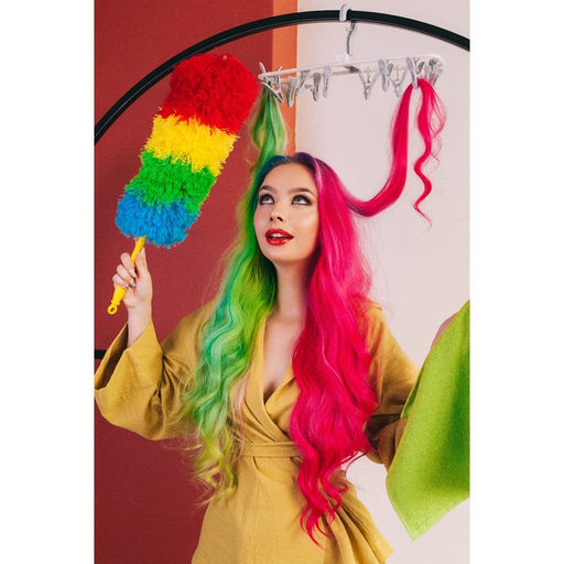 Сушилка для белья подвесная складная, 12 прищепок, 37×11×18 см, серая