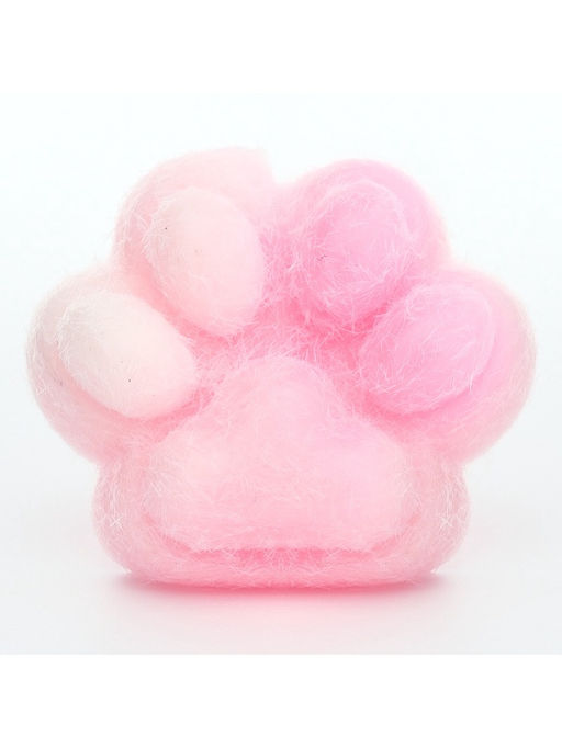 Сквиш антистресс - игрушка «Лапка», с пушистой посыпкой, МИКС