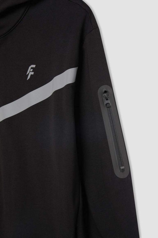 Толстовка стандартного кроя DeFactoFit с капюшоном  фото 9