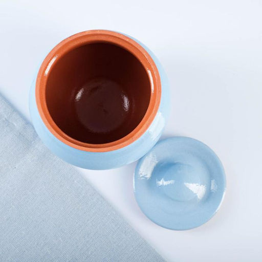 Горшочки для запекания Вятская керамика, набор 6 шт., ухват, 500 мл, МИКС