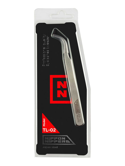 Nippon Nippers Пинцет для наращивания ресниц NN_TL-02, 11,5 см