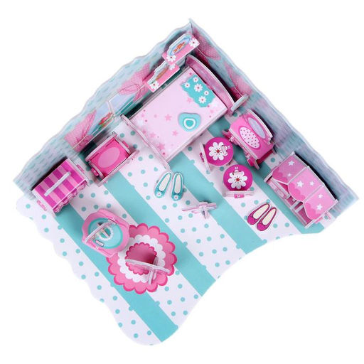 Конструктор 3D из пенокартона Комната принцессы, 54 детали - Unicon фото 2