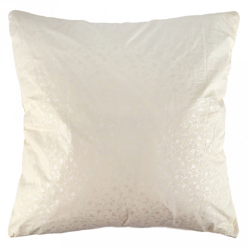 Наперник пуходержащий 40х40см "Травы, беж", тик смесовый 135г/м2 (хлопок 80%, полиэстер 20%), на молнии, упаковка на картоне, "Домашняя мода" (Россия)