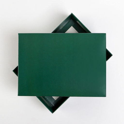 Цена за 2 шт. Коробка подарочная складная, упаковка, «Изумрудная», 21×15×7 см
