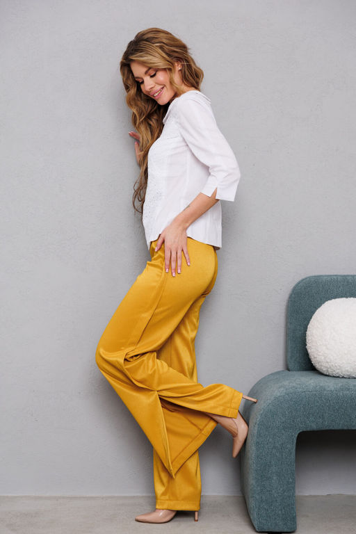 Блуза AMORI 6461 молочный  фото 4