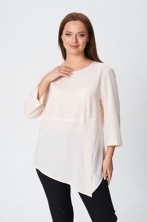 Блуза Modema 769 желтая полоска