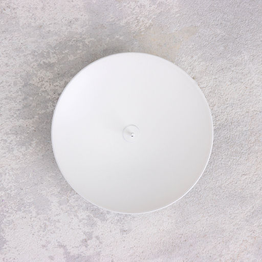 Подсвечник на 1 свечу «Лотос», металл, 7.5×2 см, белый