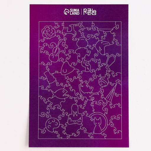 Пазл фигурный Девочка в чёрном платье - Puzzle фото 10