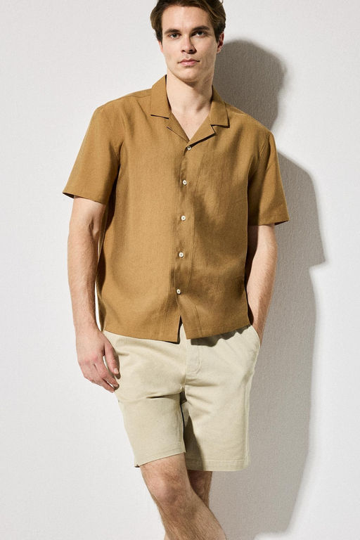 Regular Fit K_sa kollu Ak__kan Kuma_ G_mlek