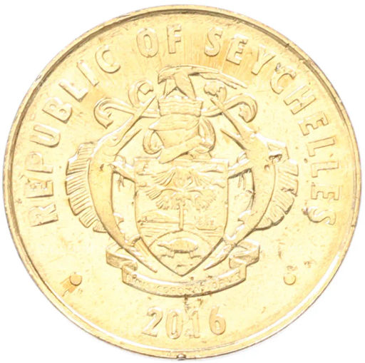 Монета 5 центов 2016 года Сейшелы