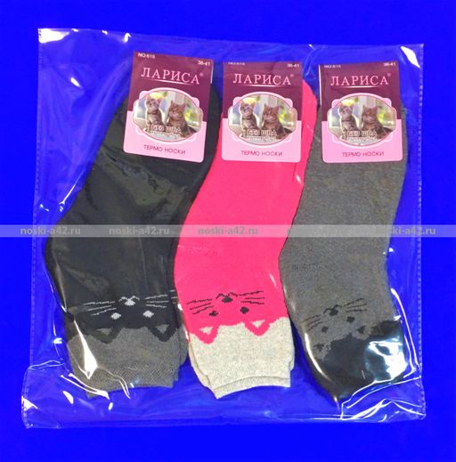 Цена за 10 пар. Лариса носки капрон женские уплотненные с рисунком арт. 1070 36-40 АССОРТИ  фото 12