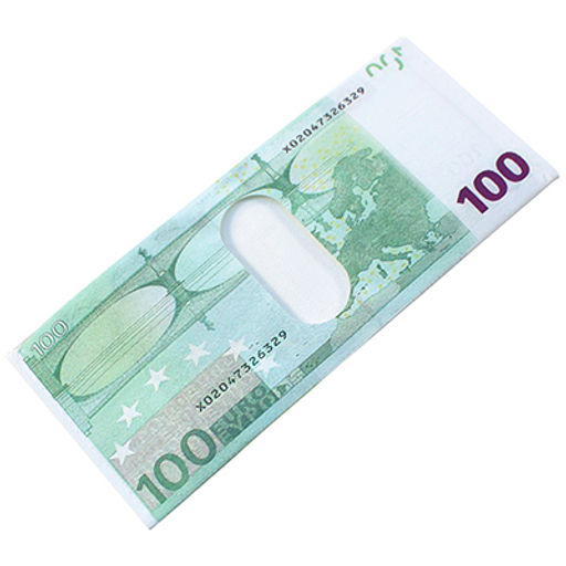 Бумажник Банкнота 100 евро 19х8см, ПВС/полиэстер (Китай) - Домашняя мода фото 2